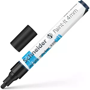 Acrylic marker Schneider Electric Paint-it 320, tip 4 mm, black