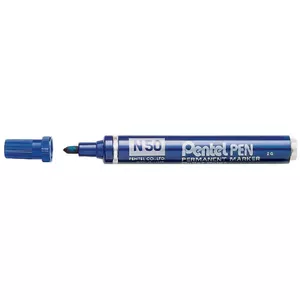 Перманентный маркер Pentel N50 с пулевидным наконечником, красный, 12 штук