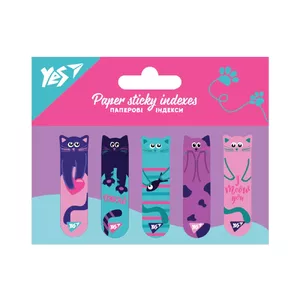 Бумажные указатели YES Kittycon 50x15 мм, 100 листов (5x20)