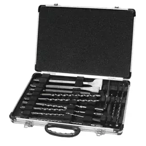 Drill bit set Makita D-42444, SDS‑Plus, 17 pcs, concrete bits 110–260 mm, sizes 5–14 mm, with case