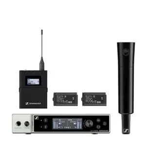 Bezvadu mikrofona sistēma Sennheiser EW-DX SK / SKM-S BASE SET (Q1-9) — rokas un ķermeņa raidītāji