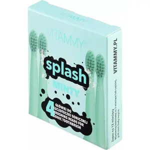 Replacement brush heads VITAMMY Splash for sonic toothbrush, pack of 4