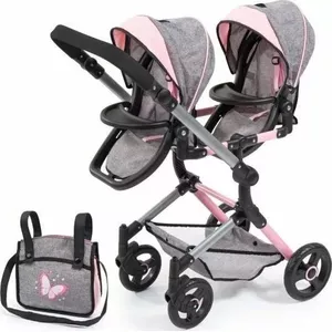 Twin stroller BAYER TWIN NEO model 26233AA for two children, tandem/side-by-side seating configuration