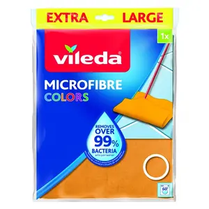 Vileda Microfibre Colors Floor Cloth, Machine Washable