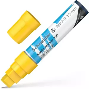 Akrila marķieris Schneider Electric Paint-it 330, 15 mm gals, dzeltens