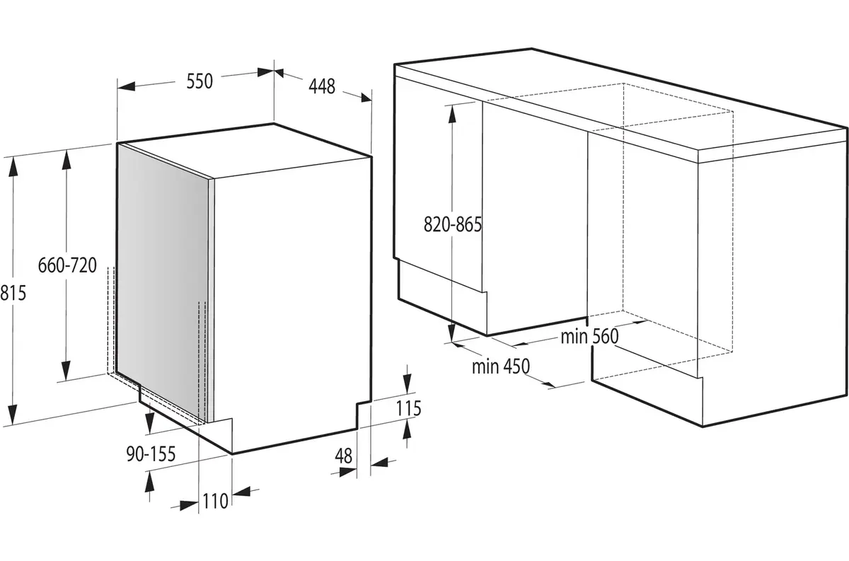 Trauku mazgājamā mašīna Gorenje GV 520 E 10 EB Photo 6