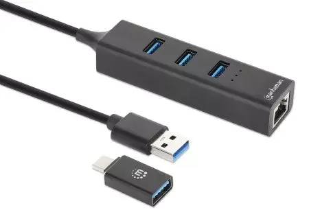 Комбо Док Хаб USB-C & USB-A Manhattan Photo 2