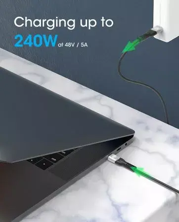 USB-C Cable Manhattan 240W 2m Photo 6