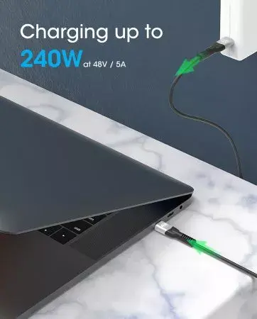 USB-C to USB-C Cable Manhattan 240W Photo 6