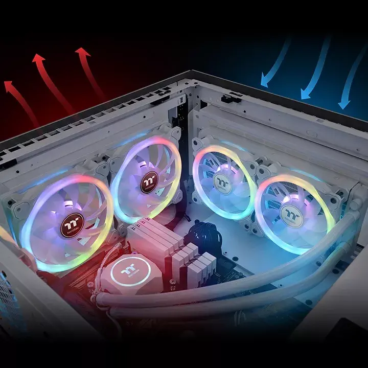 Воздушный кулер Thermaltake SWAFAN 12 RGB Radiator Fan Photo 4