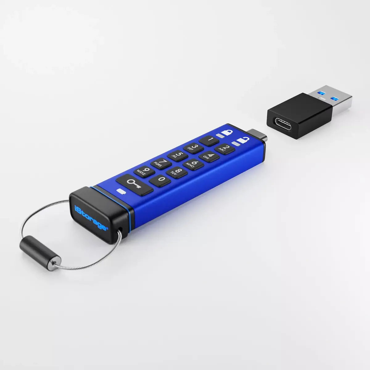 USB zibatmiņa iStorage 256GB datAshur PRO+C Photo 4