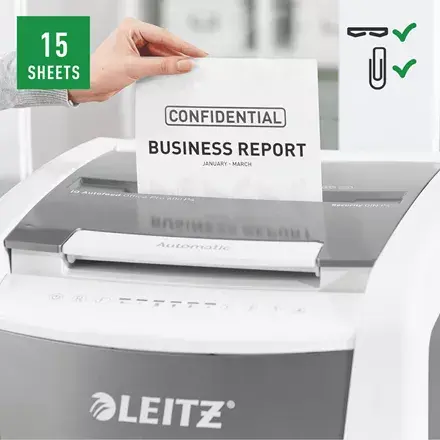 LEITZ Leitz IQ Autofeed Office Pro 600 P4 шредер Photo 8