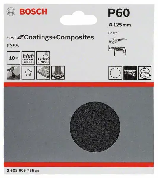 Slīpēšanas loksne Bosch 2 608 606 755 Photo 2