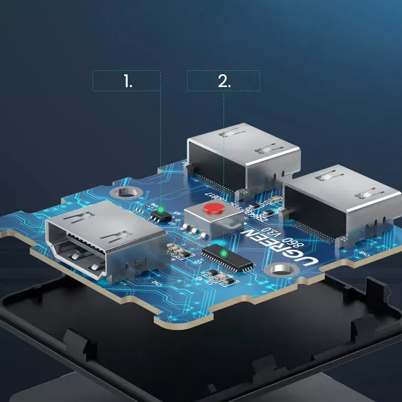 UGREEN HDMI splitter CM217 — 2x HDMI 4K 60Hz Photo 5