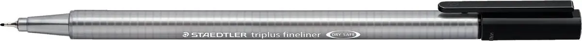 Fineliner pildspalva Staedtler Triplus 334 R-9BK4