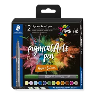 Zīmulis Staedtler Pigment Arts Nature Colors 12 gab.
