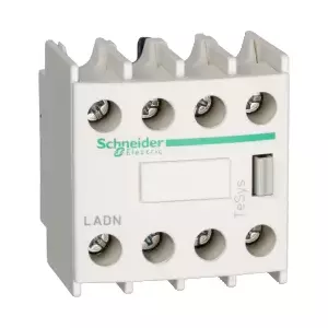 Вспомогательный контакт Schneider Electric LADN22P, 2НО + 2НЗ, фронтальный монтаж