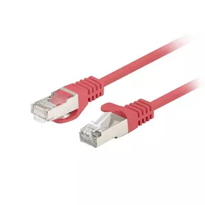 Tīkla kabelis LANBERG PCF6-20CC-0100-R RJ45 Cat.6 1M Sarkans
