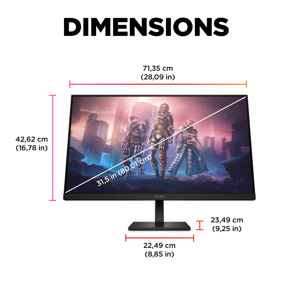 Игровой монитор HP OMEN 32q Photo 5