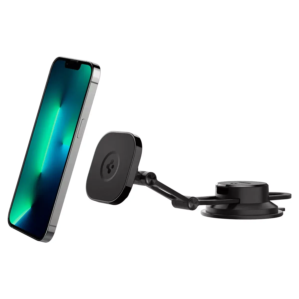Spigen OneTap 3 Black magnētisks auto tālruņa turētājs Photo 3