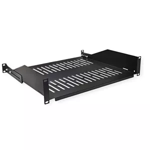 Rack shelf VALUE 26.99.0407 Black 25 kg capacity 19 inch