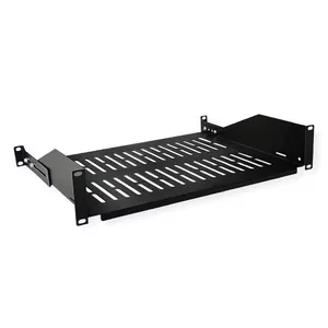 Rack shelf VALUE 26.99.0406 Black 25 kg capacity 19 inch