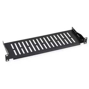 Rack shelf VALUE 26.99.0400 Black 10 kg capacity 19 inch