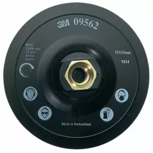 Опорная тарелка 3M 09562 115 мм M14 с липучкой для шлифмашин