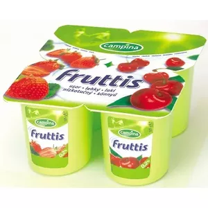 Jogurts FRUTTIS zemeņu, ķiršu, 4,6%, 125 g