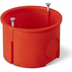 Electrical box ELEKTROPLAST PK-60 PRO 60 mm, red, with screws