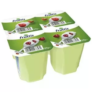 Jogurts FRUTTIS zemeņu, ķiršu 0,4% 125g