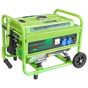 Engine Generator Zipper ZI-STE2800 4800 W 15 L Petrol Black Green