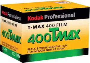 35mm Black-and-White Film Kodak T-MAX 400 135-24 Exposure ISO 400