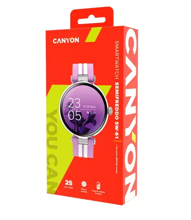 умные часы Canyon SEMIFRESW61PK Photo 7