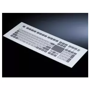 Rittal SM 6446.030 vada USB pilna izmēra mehāniskā tastatūra, 105 taustiņi, vācu izkārtojums, balta