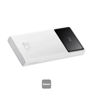 Baseus Star-Lord Power Bank 10000 mAh White 22.5W Super Fast Charging with USB Type-C and Dual USB Type-A Ports