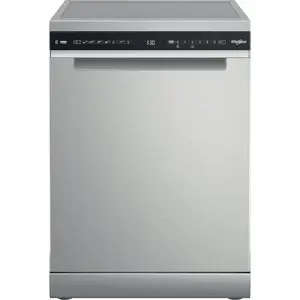 Freestanding 15 Place Settings Dishwasher Whirlpool MaxiSpace W7F HS41 X Full Size 60 cm Stainless Steel Class C 41 dB