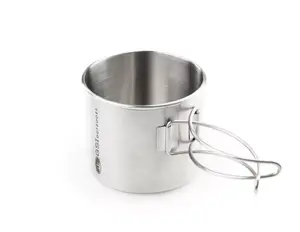 Stainless Steel Glacier Bottle Cup by GSI Outdoors, Universal 0.71 L, single cup