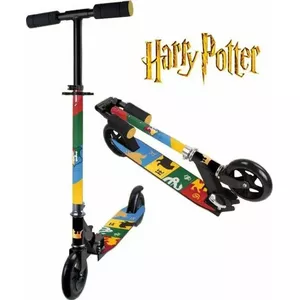 Самокат Spartan Sport Harry Potter модель 801 черно‑жёлтый