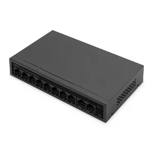 Digitus DN-95354 tīkla pārslēgs Vadīts Fast Ethernet (10/100) Power over Ethernet (PoE) Melns