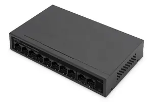 Сетевой коммутатор DIGITUS DN-95354 8-портовый Fast Ethernet PoE настольный неуправляемый 60 Вт af/at