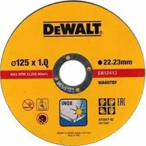 Отрезной круг для нержавеющей стали DeWalt DT43972 125 x 1,0 x 22,23 мм