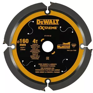 Cutting Disc for Laminate and Cement Plasterboard DeWalt DT1470 160x20 mm 40T