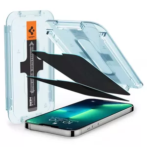 Screen protector Spigen AGL03378 for Apple iPhone 13 Pro Max, tempered glass, clear, 2 pcs, 6.7"