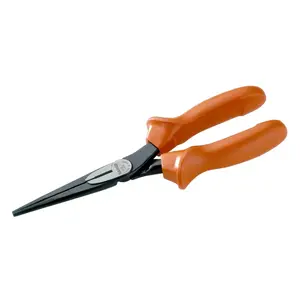Snipe nose pliers Bahco 2430 S-200 insulated handles Jaw width 1.7 cm
