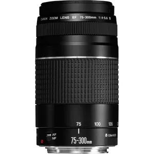 Tālummaiņas objektīvs Canon EF 75-300mm f/4-5.6 III — priekš EOS, 75–300 mm, f/4–5.6, filtrs 58 mm, garums 122 mm