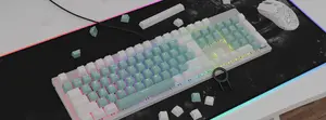 Genesis Lead 300 Universal Double Shot ABS Keyboard Caps Green 112 Pieces