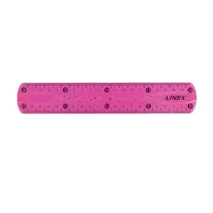 Linex 400081968 ruler 200 mm Silicone Pink 1 pc(s)