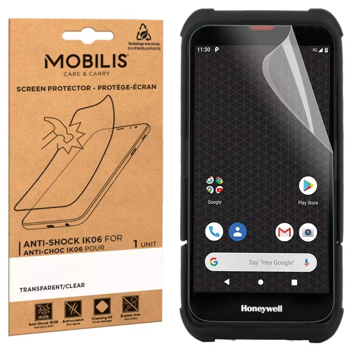 Caurspīdīga ekrāna aizsargplēve Mobilis Honeywell CT30 XP Photo 2
