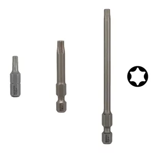 Битa для отвертки Bosch Screwdriver bit extra hard T25 49mm Гексагональная